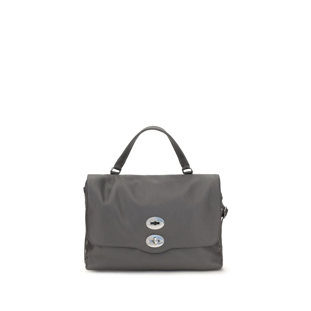 Gray Calf Leather Bos Taurus Handbag