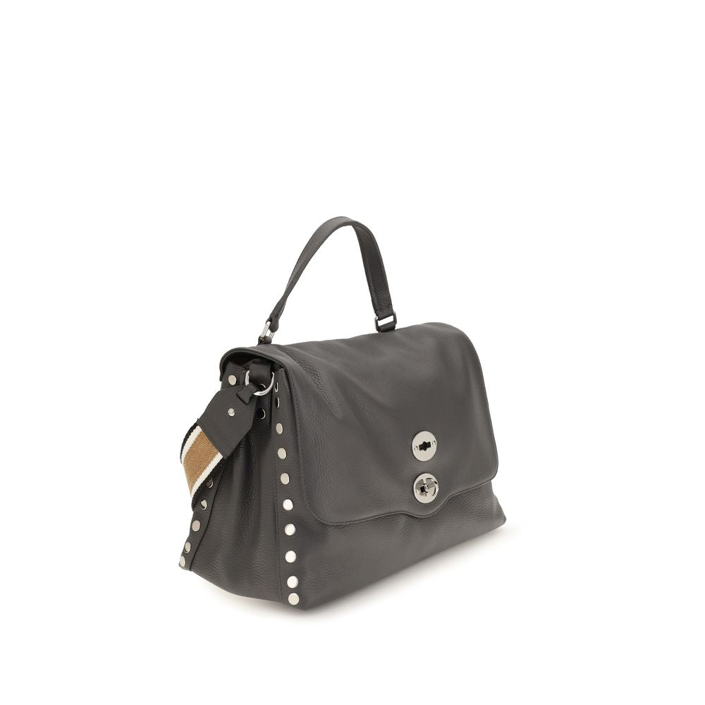 Gray Calf Leather Bos Taurus Handbag