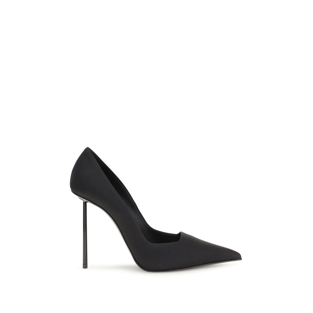 Black Calf Leather Bos Taurus High Heel Pumps