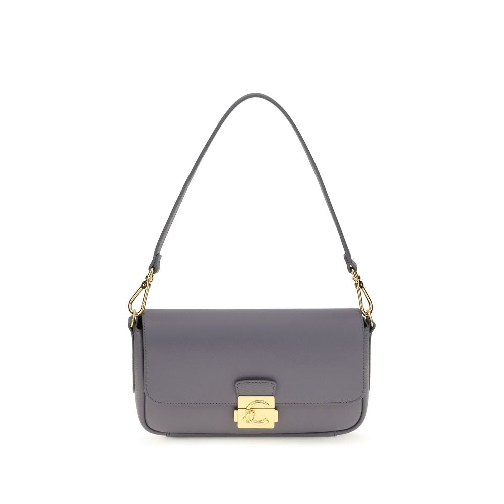 Blue Calf Leather Bos Taurus Shoulder Bag