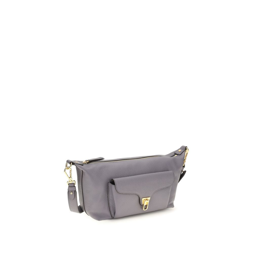 Gray Calf Leather Bos Taurus Shoulder Bag