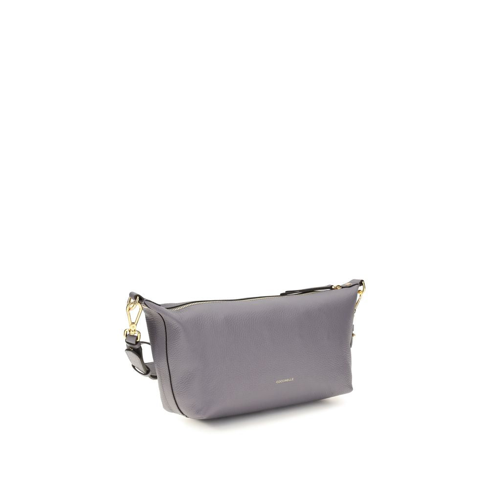 Gray Calf Leather Bos Taurus Shoulder Bag