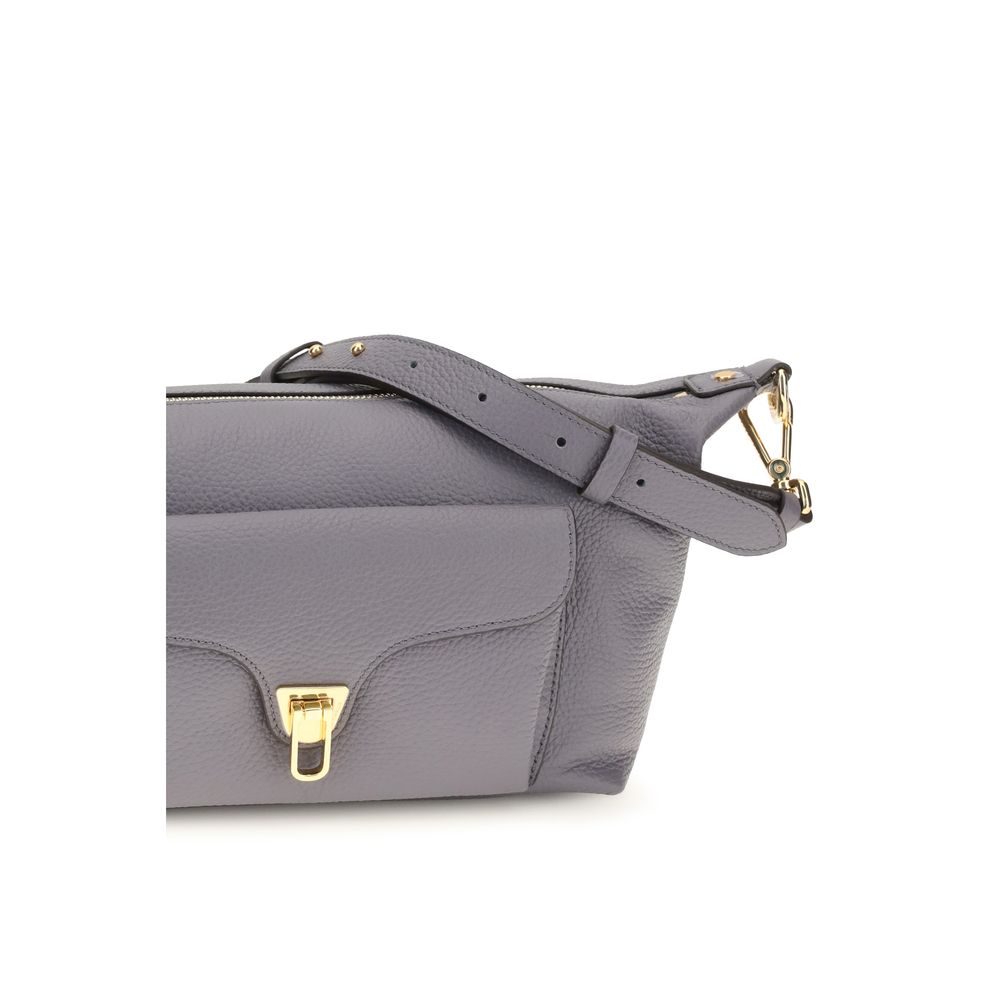 Gray Calf Leather Bos Taurus Shoulder Bag