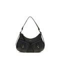 Black Calf Leather Bos Taurus Shoulder Bag