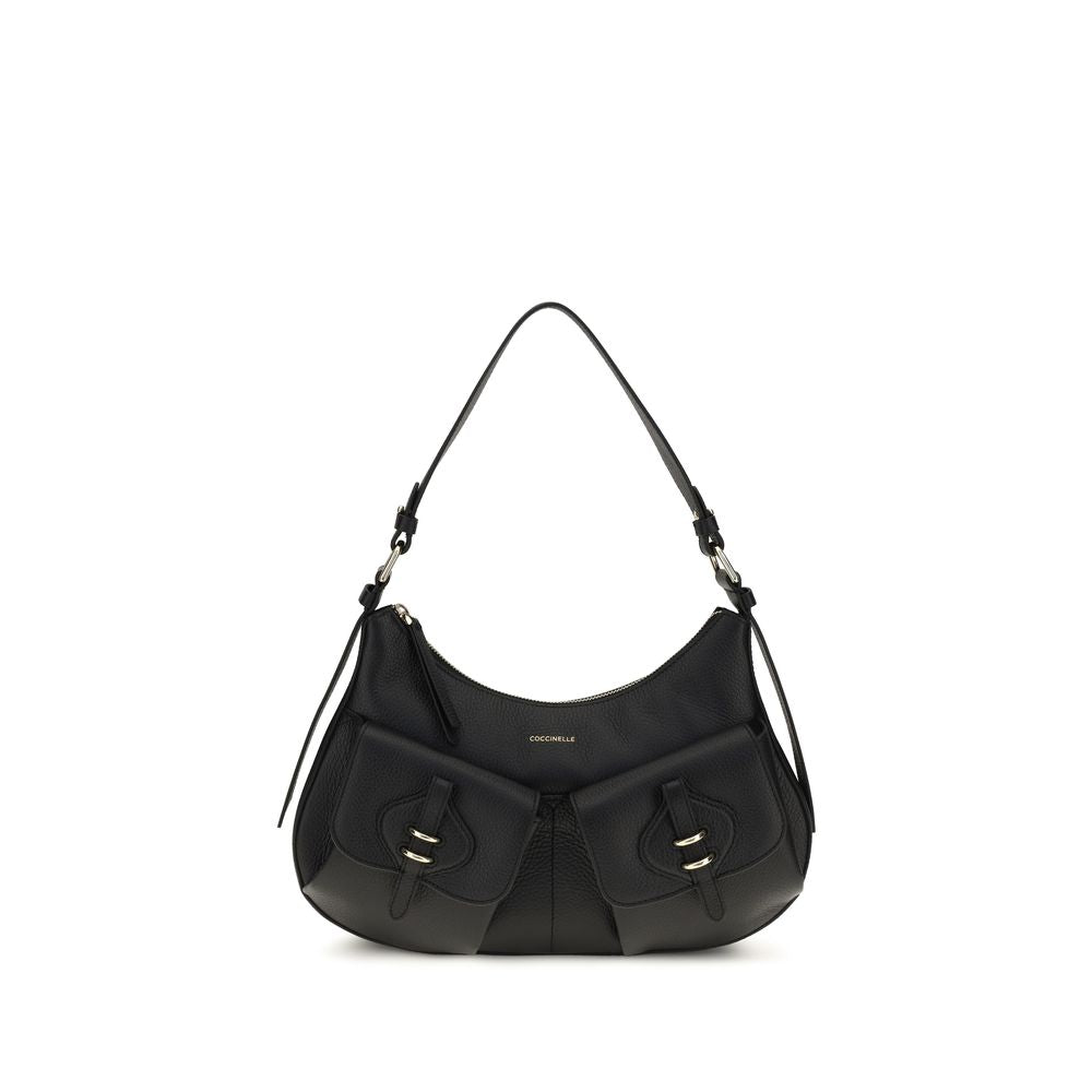 Black Calf Leather Bos Taurus Shoulder Bag