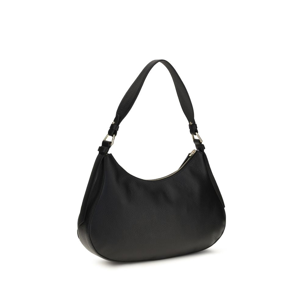 Black Calf Leather Bos Taurus Shoulder Bag