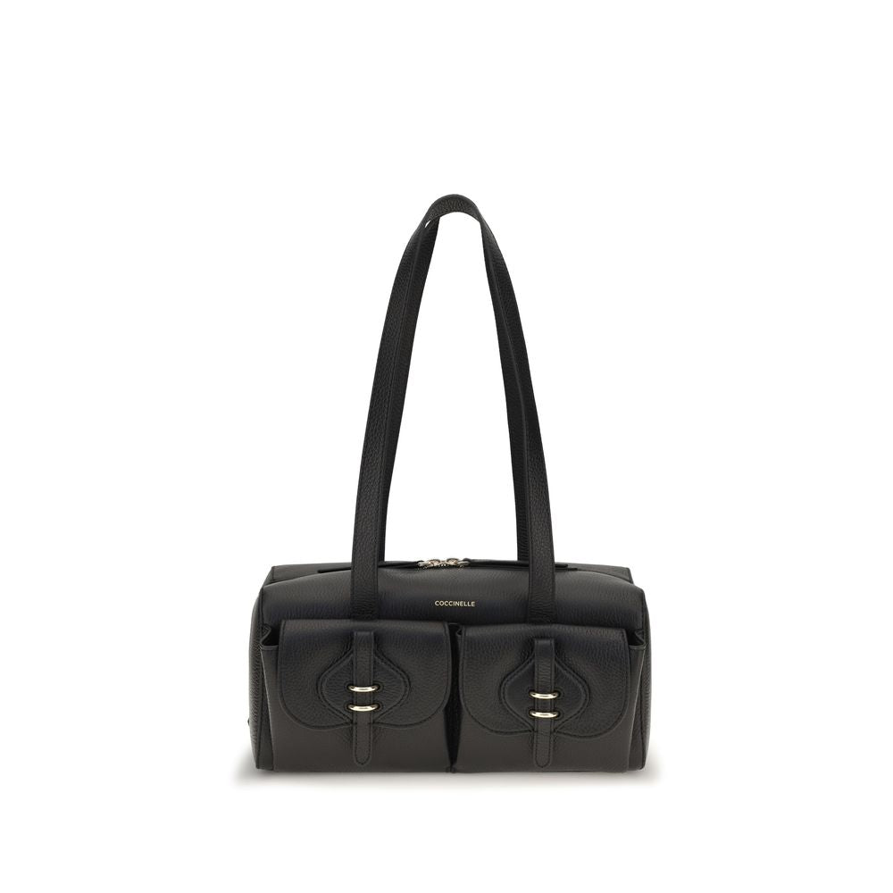 Black Calf Leather Bos Taurus Shoulder Bag