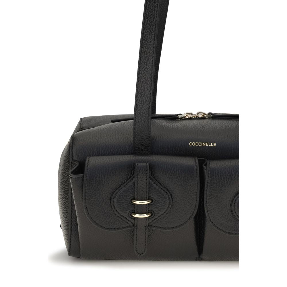Black Calf Leather Bos Taurus Shoulder Bag