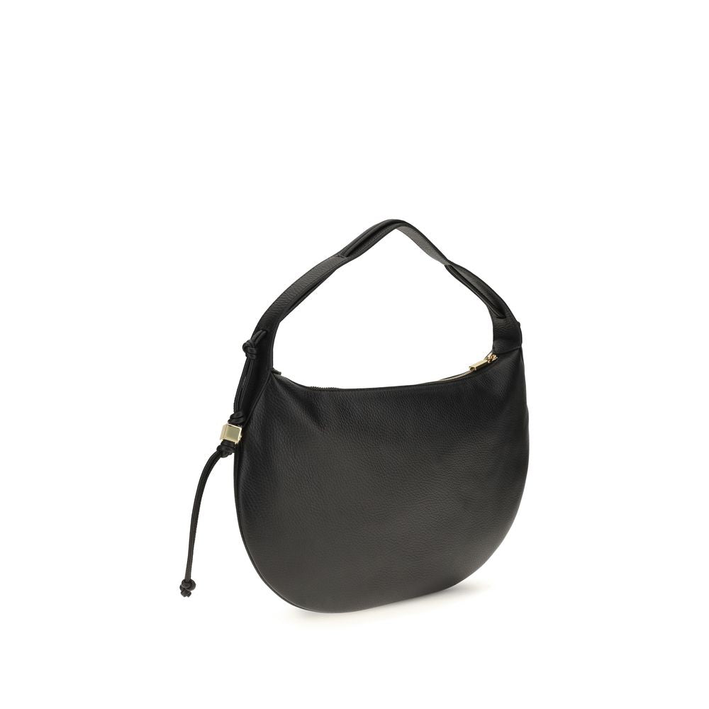 Black Calf Leather Bos Taurus Shoulder Bag