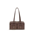 Brown Calf Leather Bos Taurus Shoulder Bag