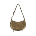 Beige Calf Leather Bos Taurus Shoulder Bag