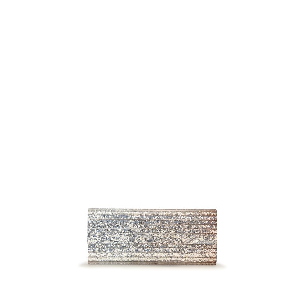 Gold Plexiglass Clutch Bag