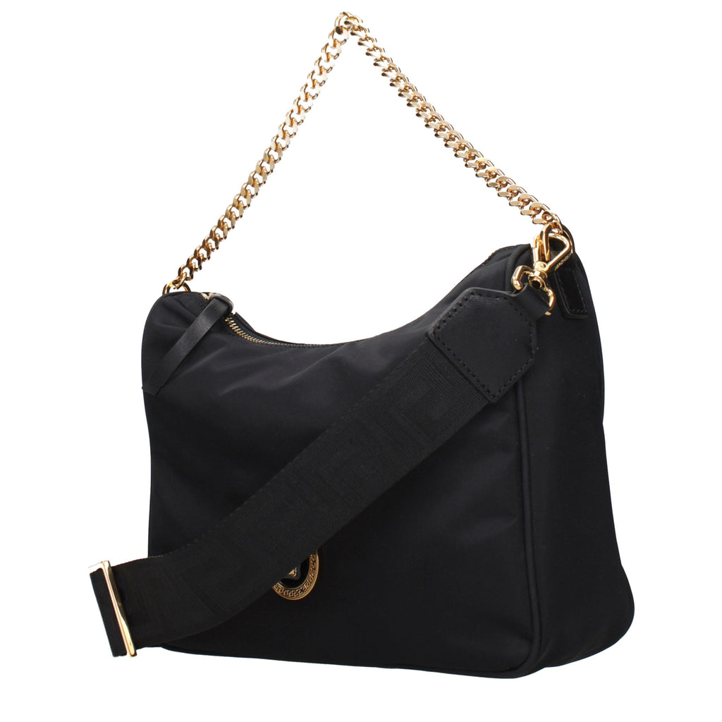 Black Fabric Handbag