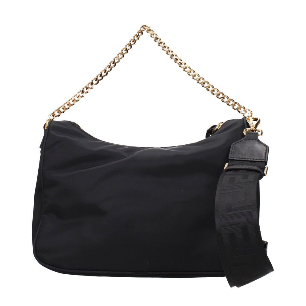 Black Fabric Handbag