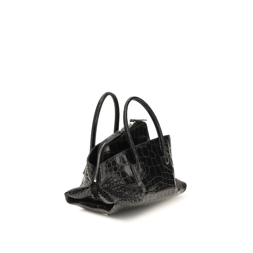Black Calf Leather Bos Taurus Handbag