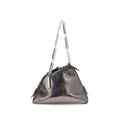 Silver Calf Leather Bos Taurus Handbag