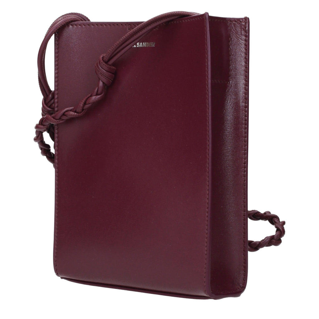 Purple Leather Crossbody Bag