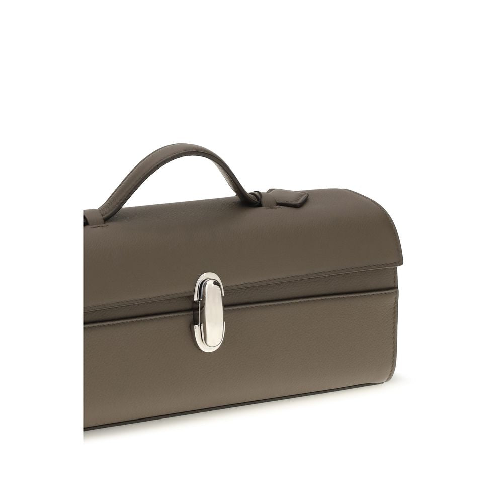 Brown Calf Leather Bos Taurus Clutch Bag