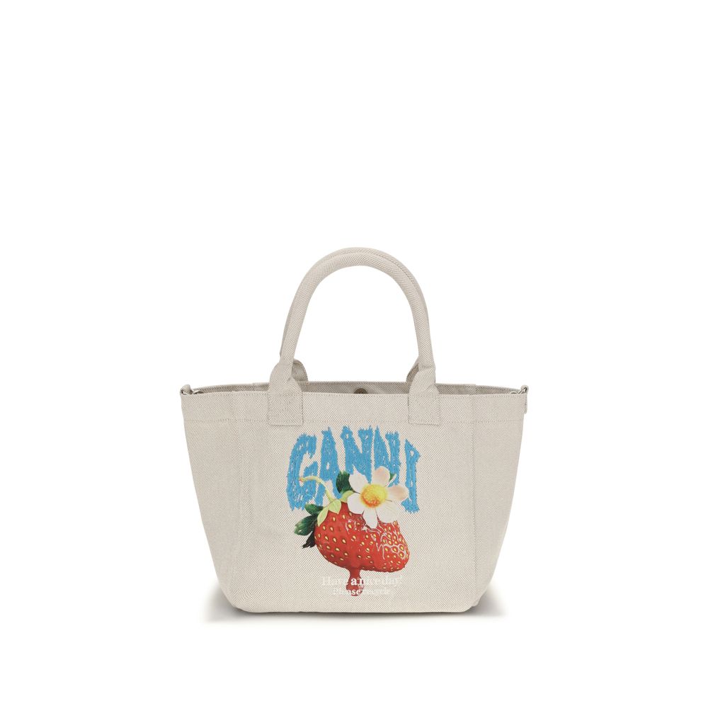 Beige Polyester Shoulder Bag