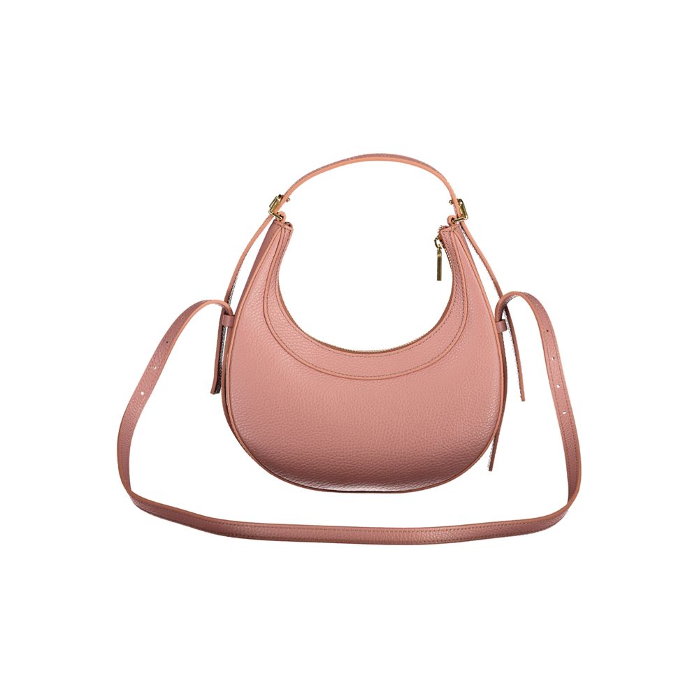 Pink Leather Handbag