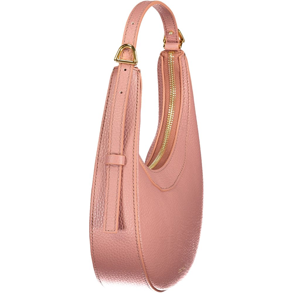 Pink Leather Handbag