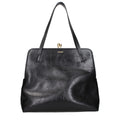 Black Leather Shoulder Bag