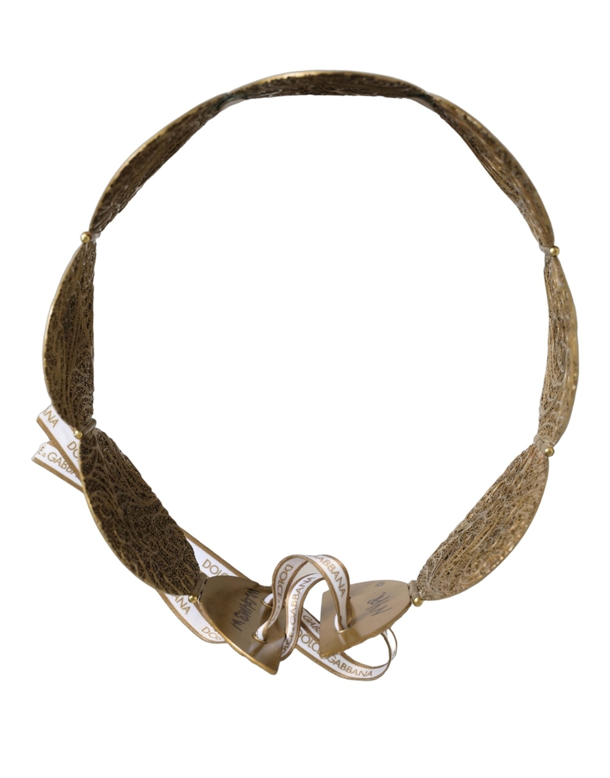 Gold Tone Brass Coin Metal Waist Cintura Belt