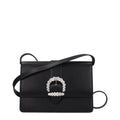 Black Leather Crossbody Bag