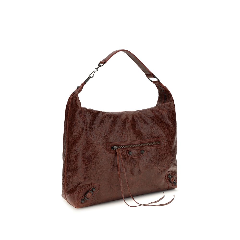 Bordeaux Lamb Ovis Aries Shoulder Bag