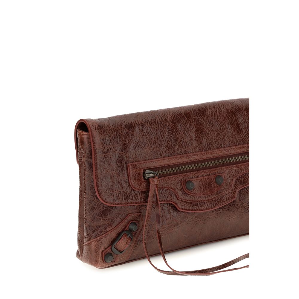 Bordeaux Lamb Ovis Aries Clutch Bag