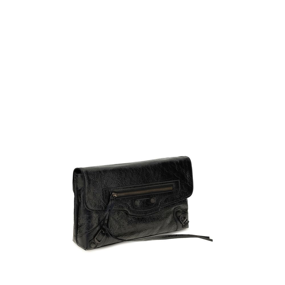 Black Lamb Ovis Aries Clutch Bag