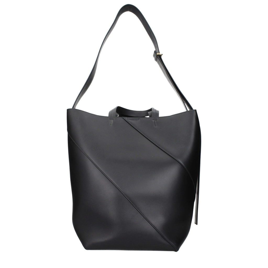 Black Leather Crossbody Bag
