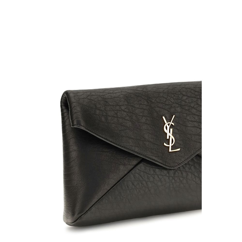 Black Lamb Ovis Aries Clutch Bag