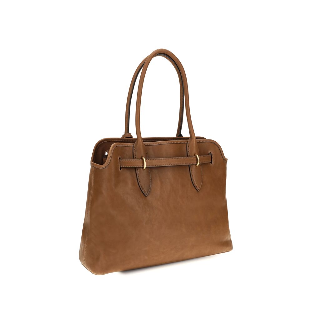 Brown Calf Leather Bos Taurus Shoulder Bag