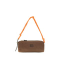 Brown Cotton Shoulder Bag