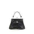 Black Calf Leather Bos Taurus Handbag