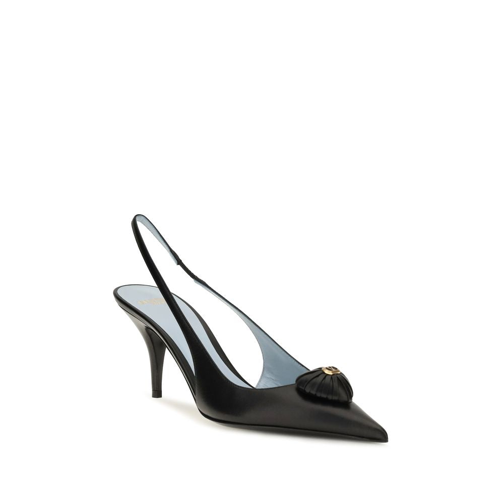 Valentino Garavani Coeur Royal Slingback Pumps