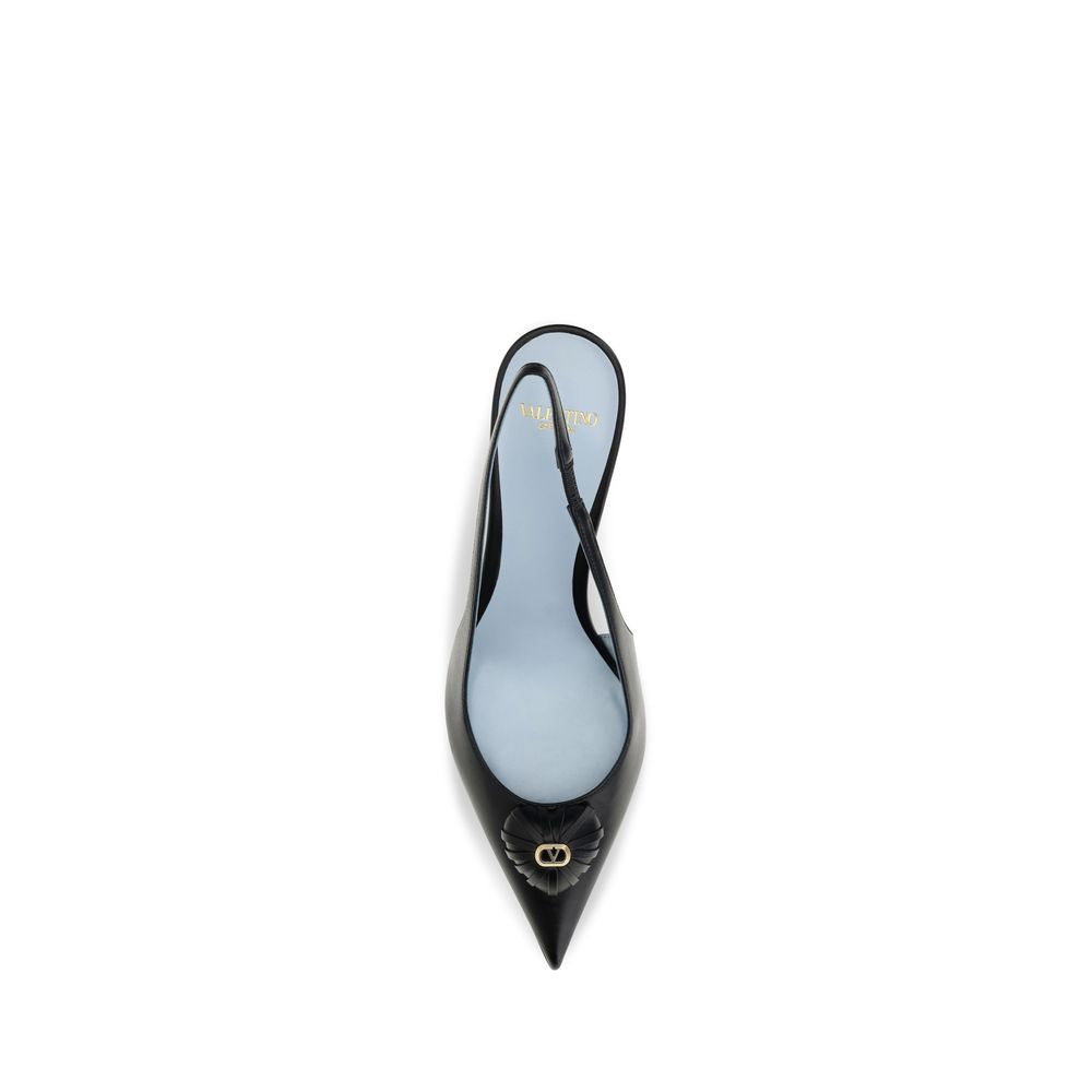 Valentino Garavani Coeur Royal Slingback Pumps