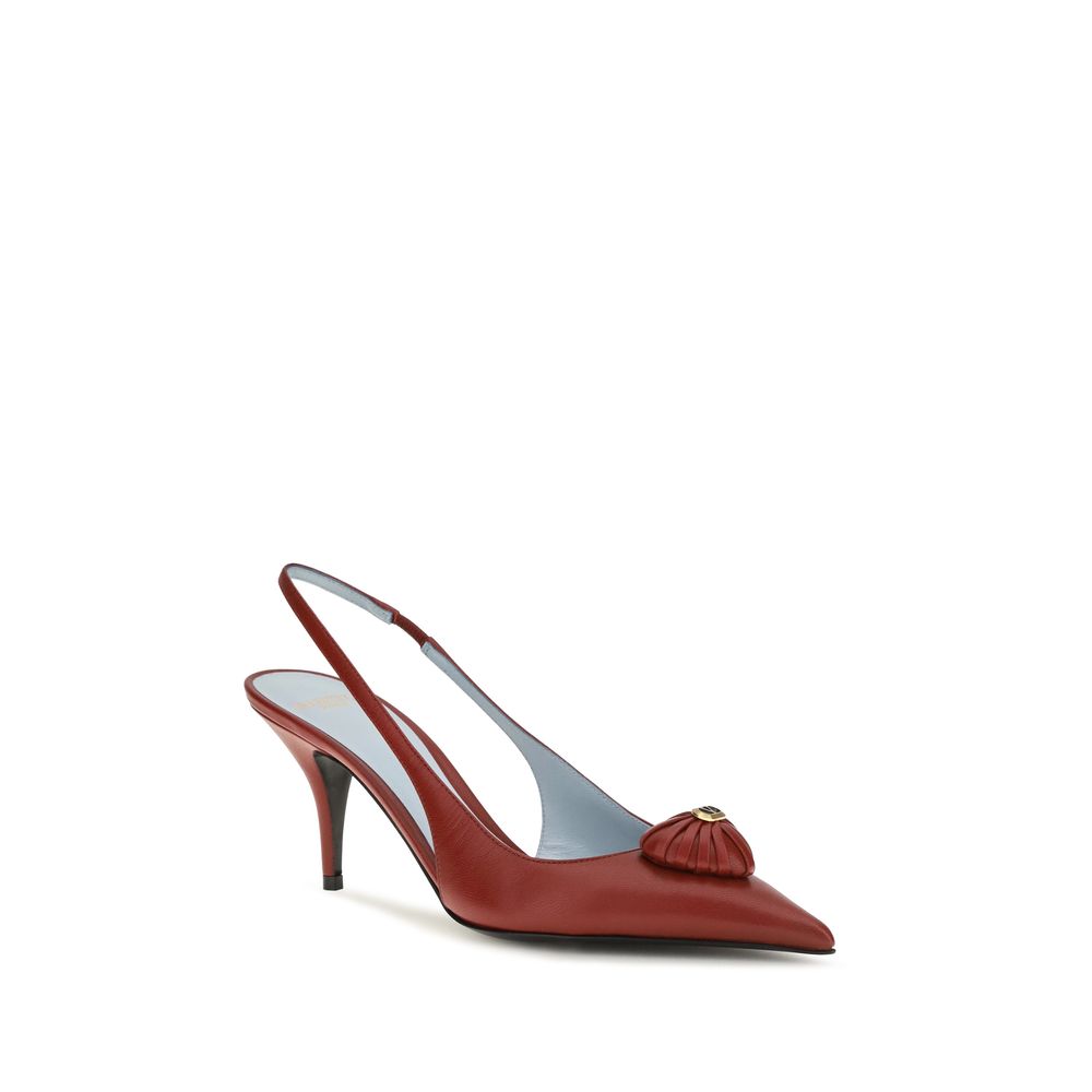 Valentino Garavani Coeur Royal Slingback Pumps