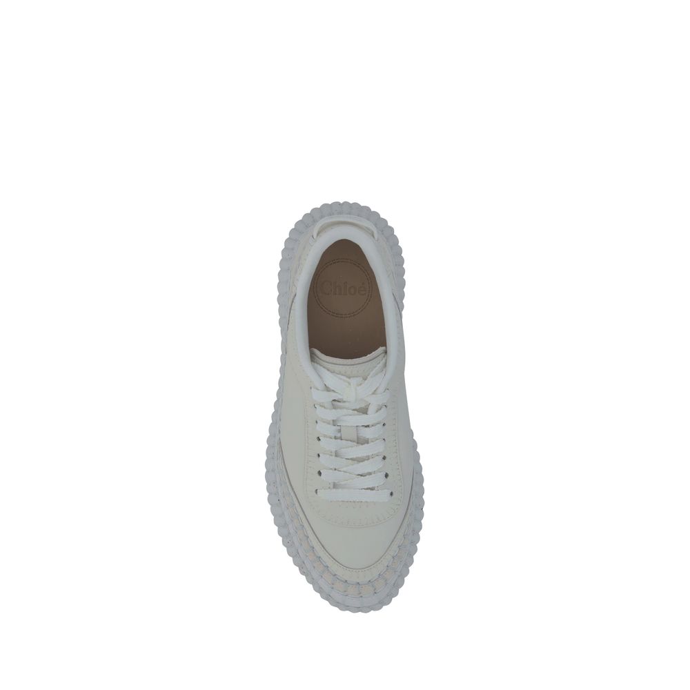 Chloé Nama Leather Sneakers