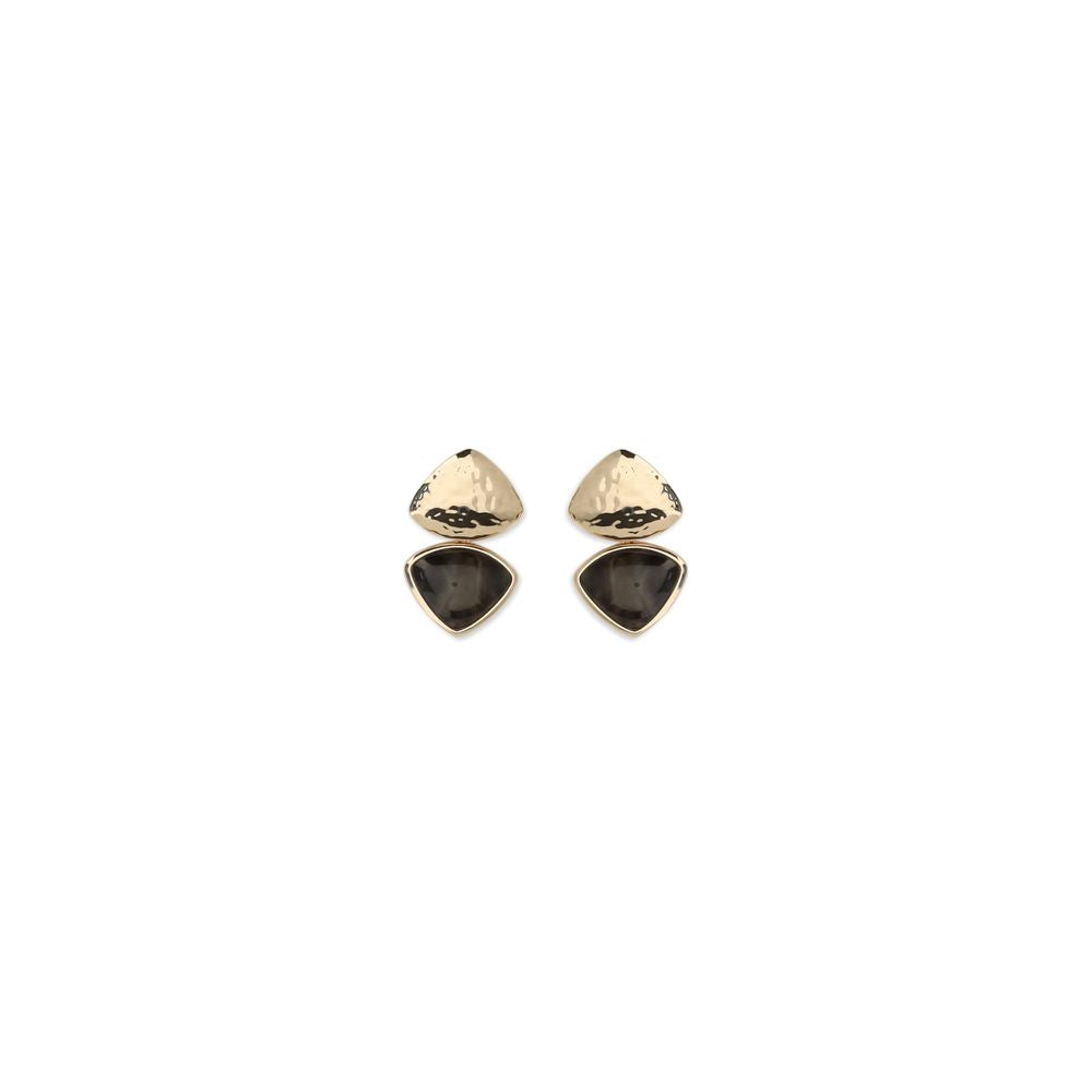 Self-Portrait Gold-Plated Brass Earrings