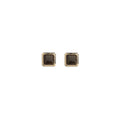 Self-Portrait Square enamel Earrings