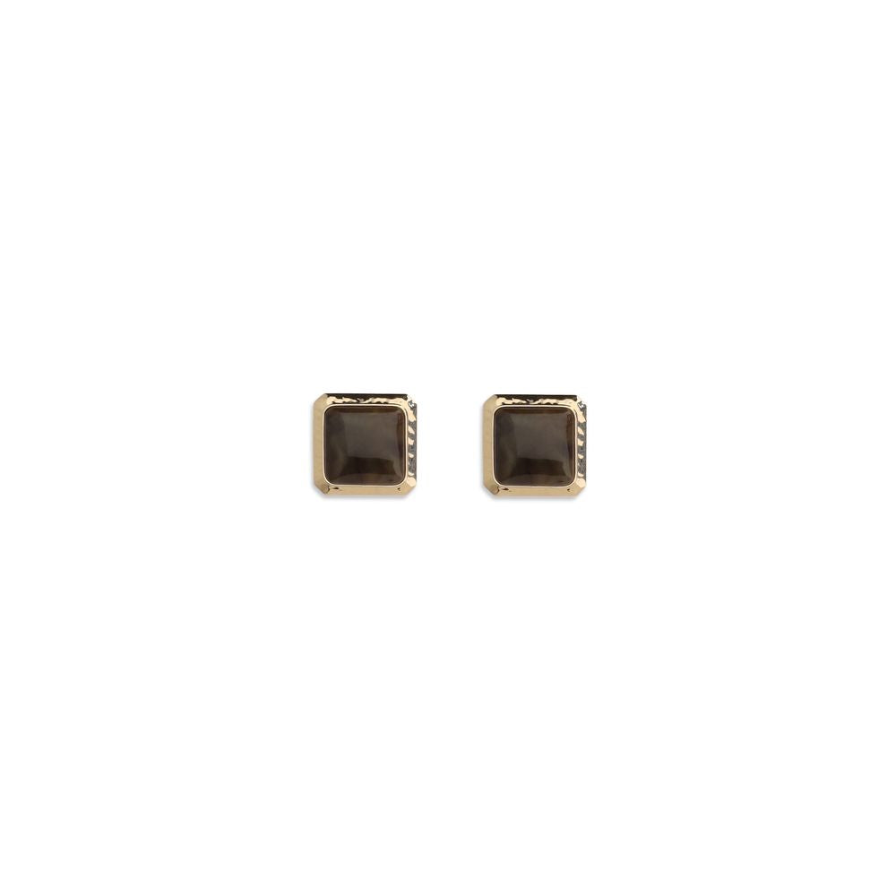 Self-Portrait Square enamel Earrings