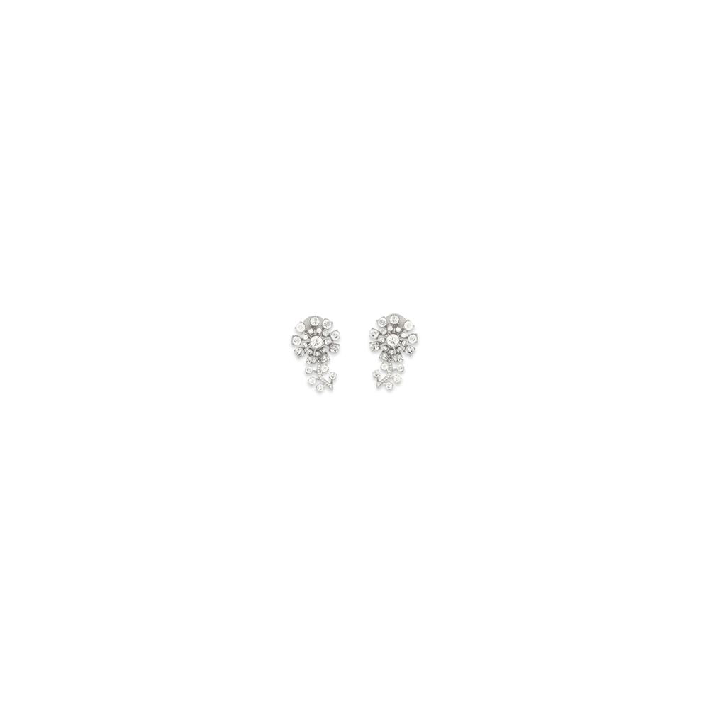 Self-Portrait Crystal Flower Earrings