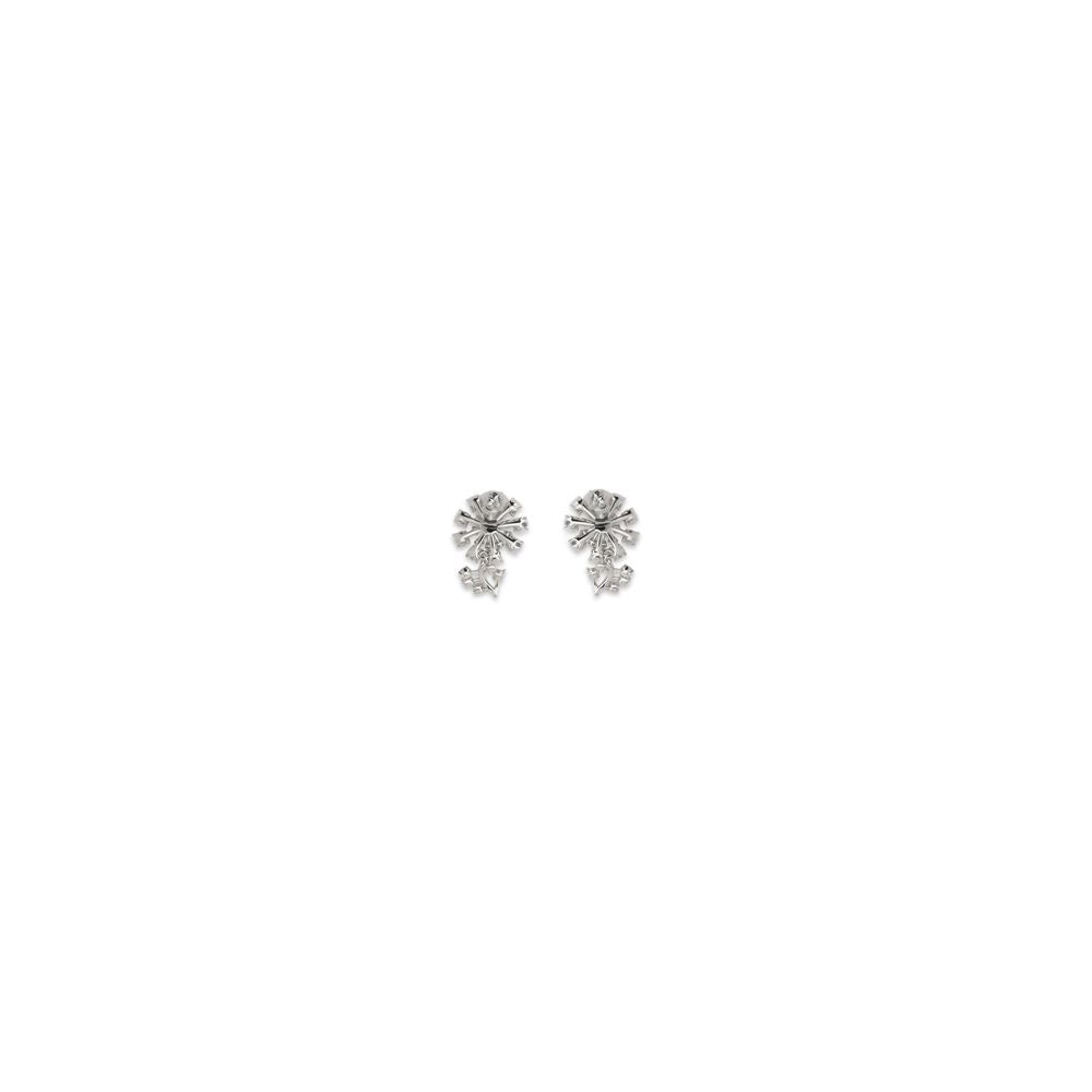 Self-Portrait Crystal Flower Earrings