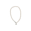 Beige Brass Necklace
