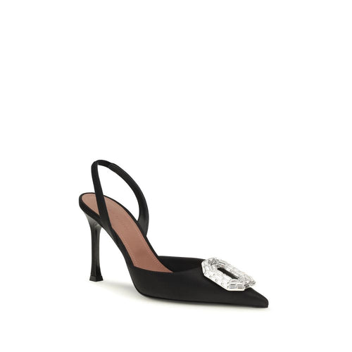 Amina Muaddi Camelia Slingback Pumps