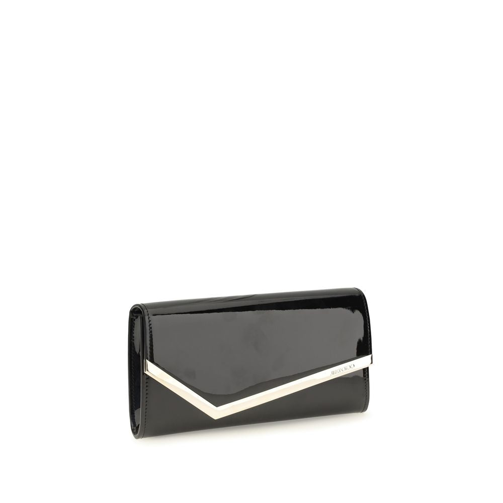 Black Calf Leather Bos Taurus Clutch Bag