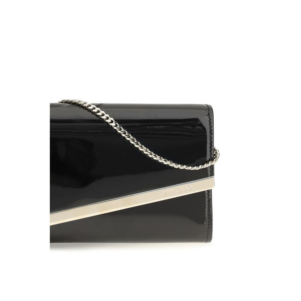 Black Calf Leather Bos Taurus Clutch Bag
