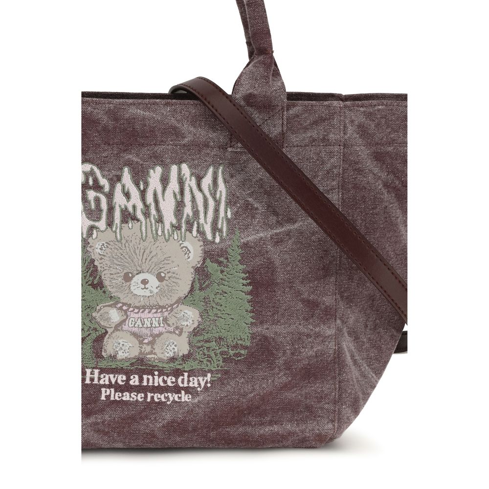 Bordeaux Recycled Cotton Shoulder Bag